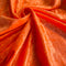 Orange Crushed Velvet Fabric | Width - 148cm/58inch