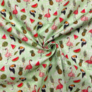 Tropical Cotton Fabric | Width - 140cm/55inch - Shop Fabrics, Cushions & Dressmaking Supplies online - Fabric Family