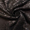 Black Sequins Fabric | Width - 140cm/55inch