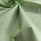 Органичен памучен плат със зелени ивици | Широчина - 160 см/63 инча