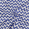 Blue Chevron Polycotton Fabric | Width - 115cm/45inch - Shop Fabrics, Cushions & Dressmaking Supplies online - Fabric Family