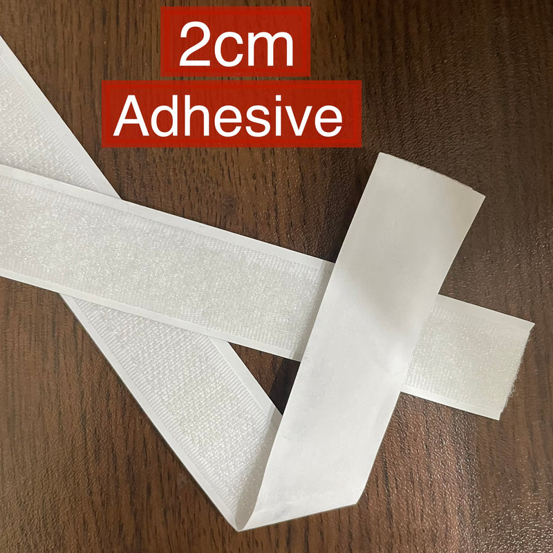 White Velcro | Adhesive