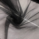 Black Net Mesh Fabric | Width - 150cm/59inch