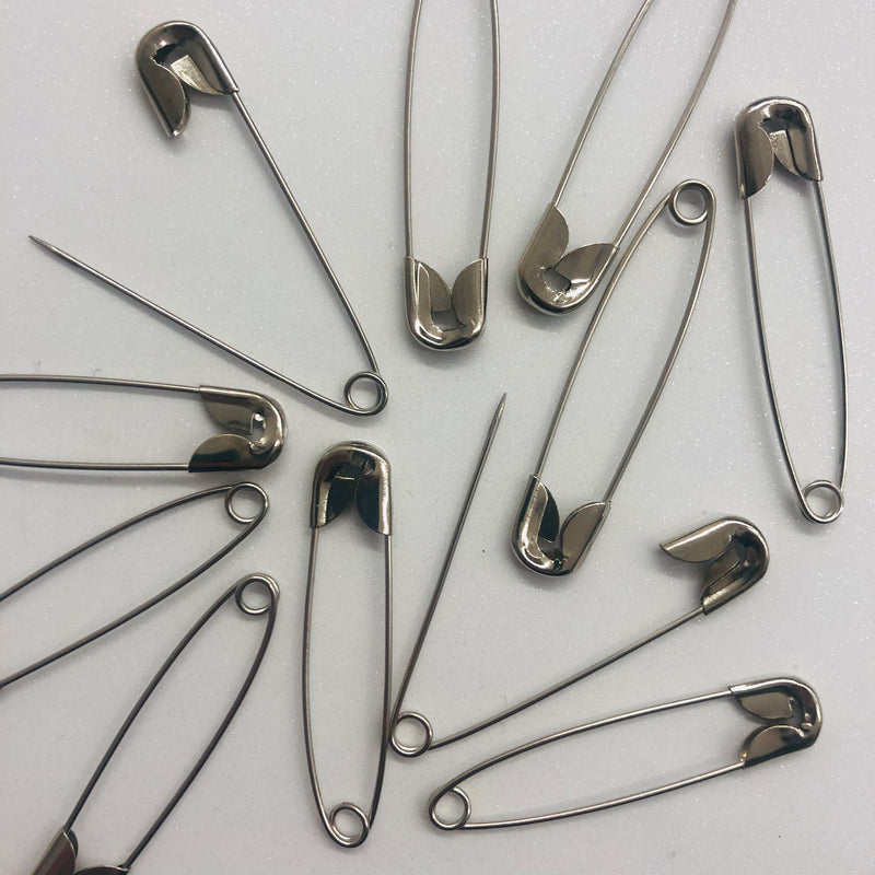 Safety Pins | Size - 30mm | 10 Pack - Shop Fabrics, Cushions & Dressmaking Supplies online - Fabric Family