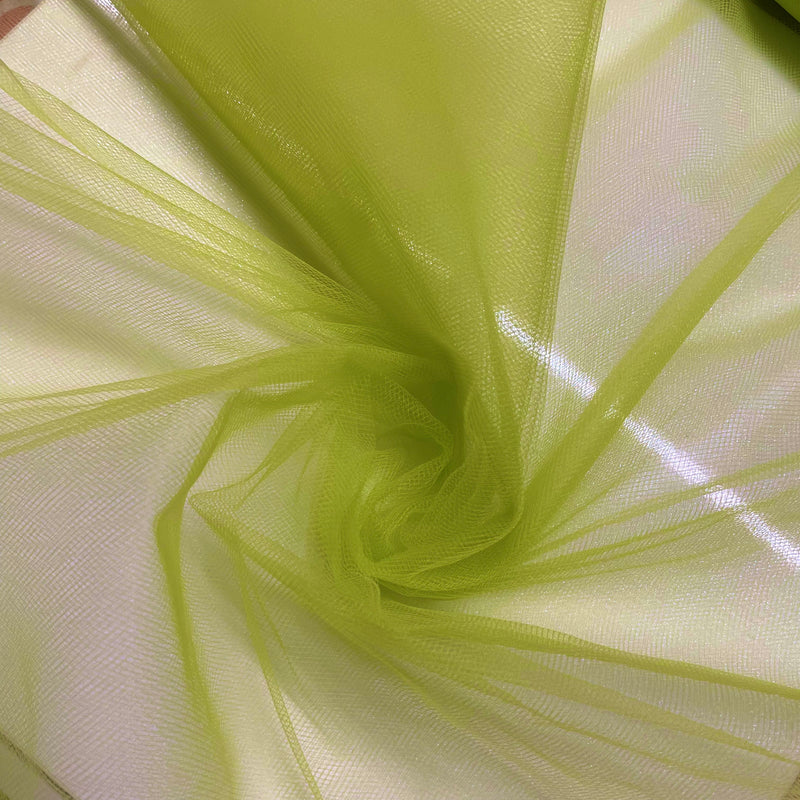 Lime Green Net Mesh Fabric | Width - 240cm/94inch