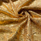 Gold Sequins Fabric | Width - 140cm/55inch