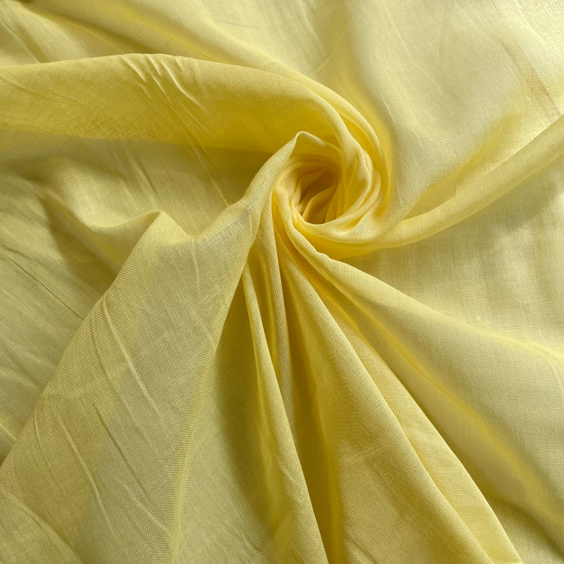 Yellow Cotton Voile