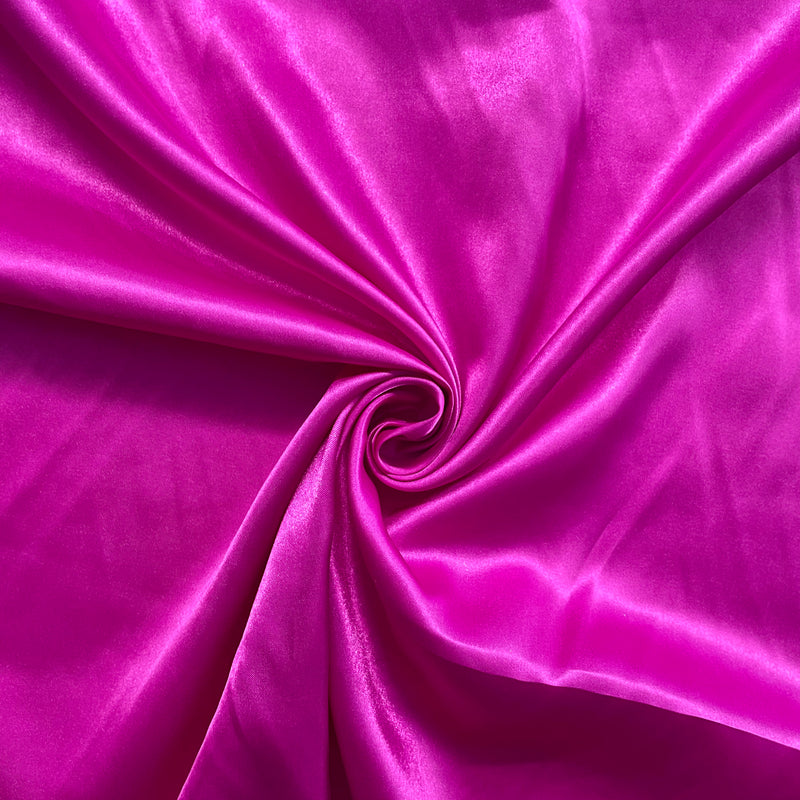Pink Satin Fabric | Width - 150cm/59inch