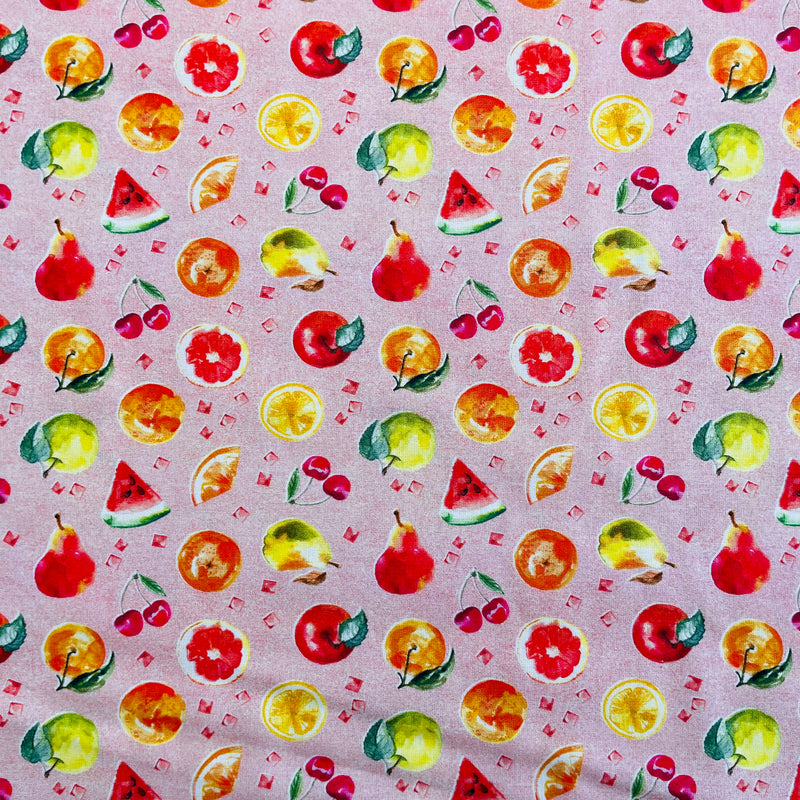 Fruits Cotton Fabric | Width - 150cm/59inch