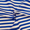Blue & White Stripes Polycotton Fabric | Width - 115cm/45inch - Shop Fabrics, Cushions & Dressmaking Supplies online - Fabric Family