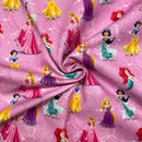 Princess Disney Cotton Fabric | Width - 140cm/55inch - Shop Fabrics, Cushions & Dressmaking Supplies online - Fabric Family