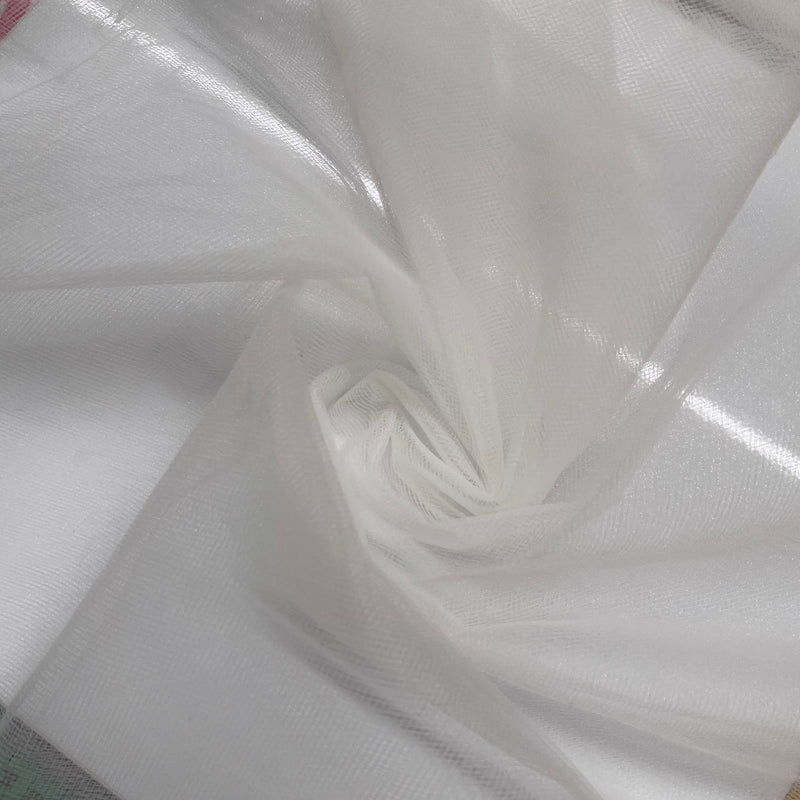 Бял мрежест плат | Ширина - 240 см/94 инча