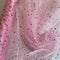 Baby Pink Glitter Dot Organza Fabric | Width - 150cm/59inch