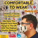 Yellow Plain Face Mask | 3 Layers With Filter | 100% Cotton | Perfect Nose To Mouth Fit | Reusable - Shop Fabrics, Cushions & Dressmaking Supplies online - Fabric Family