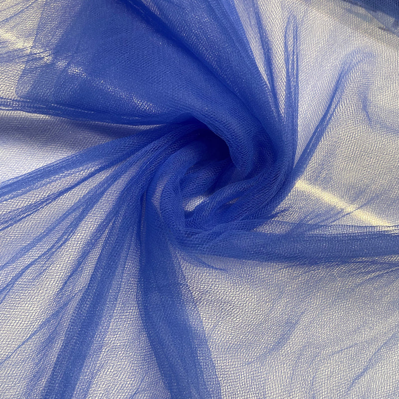 Royal Blue Net Mesh Fabric | Width - 240cm/94inch
