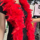 Red Feather Boa | Marabou - Shop Fabrics, Cushions & Dressmaking Supplies online - Fabric Family