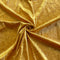 Gold Crushed Velvet Fabric | Width - 148cm/58inch