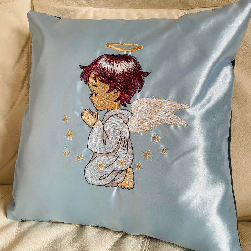 Angel Cushion | Embroidery Cushion | Home Decor