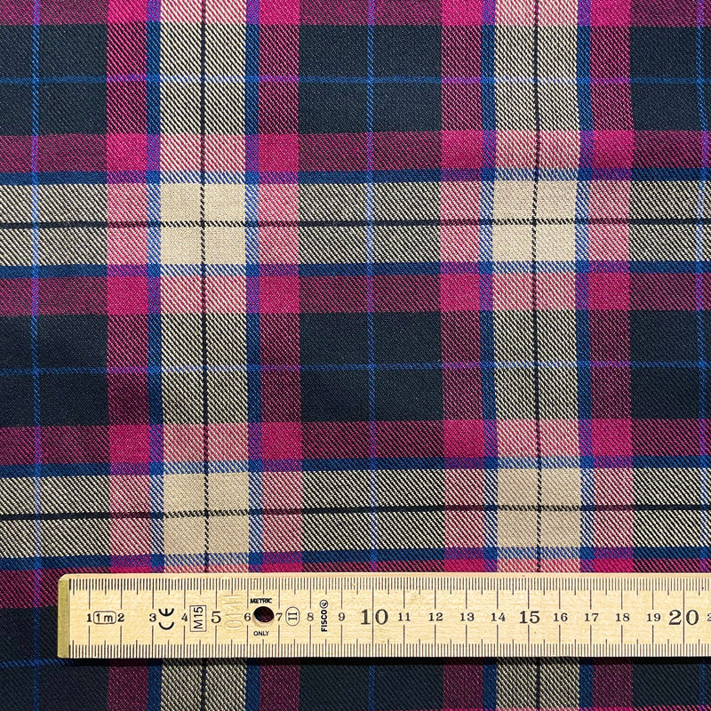 Tartan Fabric | Width - 150cm/59inch